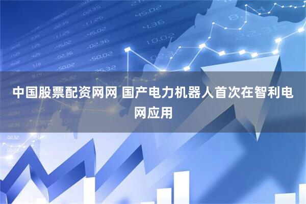 中国股票配资网网 国产电力机器人首次在智利电网应用